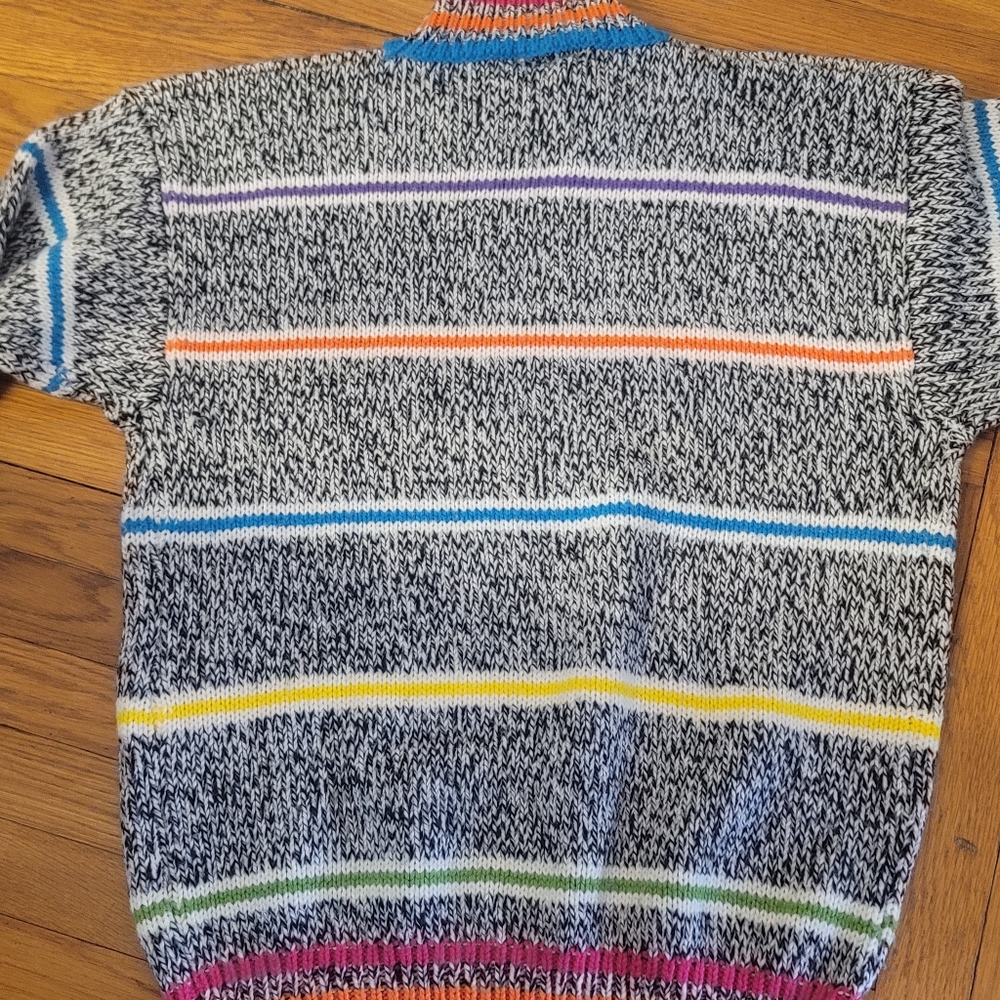 Colorful Graphic  vintage Beverley Hills Sweater. REASONABLE OFFERS WELCOMED - Picture 3 of 3